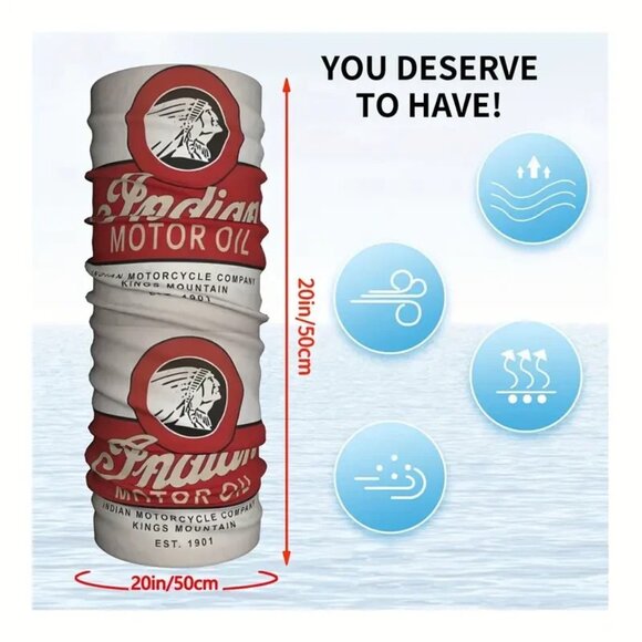 NEW / Indian Motorcycle Gift Lot of 3 (Three) Beenie, Gaiter & Socks  (2C1) - Picture 4 of 14